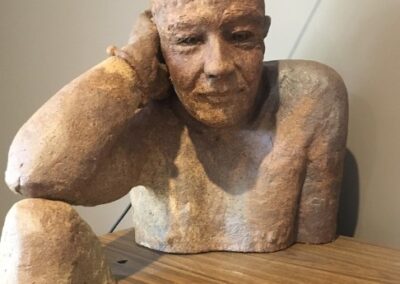 Bravery Award - Montsalvat Hamper Ellen Jenkins - John (Clay Sculpture)